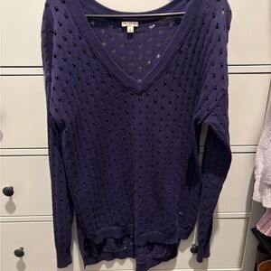 BP Deep Purple Knit Top